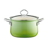 Riess Nouvelle Smaragd Fleischtopf mit Glasdeckel 24cm