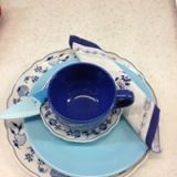 Zwiebelmuster Teller flach 26cm - Original Bohemia Porzellan aus Dubi