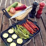 Le Creuset Steakgrillpfanne rechteckig 36x20 cm schwarz