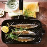 Le Creuset Steakgrillpfanne rechteckig 36x20 cm schwarz