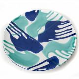 Gmundner Keramik Wasserfall Speiseteller Cup (� 25cm)