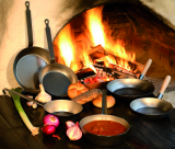 Riess Eisenpfanne Tirol mit Gegengriff - in 2 Gr��en