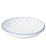 Gmundner Keramik Tupferl Blau Suppenteller Cup (� 20cm)