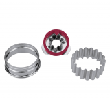 St�dter Linzer-Ausstecher mit Auswerfer Blume - zerlegbar