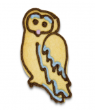 St�dter Pr�ge-Ausstecher Eule
