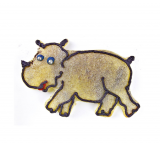 St�dter Ausstecher Nilpferd