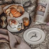 Gmundner Keramik Grauer Hirsch Dessertteller Gourmet (� 18cm)