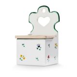 Gmundner Keramik Streublumen Salzfass mit Holzdeckel (H: 18cm)
