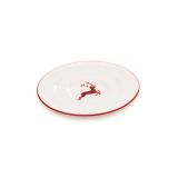 Gmundner Keramik Rubinroter Hirsch Unterteller Espresso Gourmet (�11cm)