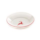 Gmundner Keramik Rubinroter Hirsch Reifsch�ssel ohne Henkel (� 28cm)