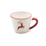 Gmundner Keramik Rubinroter Hirsch Espressotasse Gourmet (0,06l)