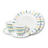 Gmundner Keramik Buntgeflammt Breakfast for two Gourmet - Geschenkset