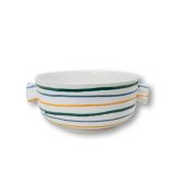 Gmundner Keramik Buntgeflammt Unterteil Topf/Suppe glatt