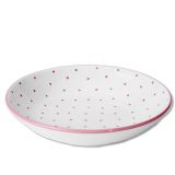 Gmundner Keramik Tupferl Rosa Suppenteller Cup (� 20cm)