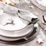 Gmundner Keramik Grauer Hirsch Speiseteller Gourmet (� 29cm)