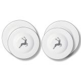 Gmundner Keramik Grauer Hirsch Dinner f�r zwei Gourmet - Geschenkset