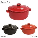 Emile Henry Schmortopf rund 28,5 cm 5,3l - in 2 Farben