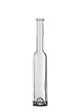 Glasflasche PLATIN wei� CM 200ml mit Verschlu�