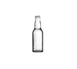 Saftflasche Mini 0.020 l KROPFHALS weiss mit Verschlu�
