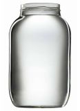 Konservenglas wei mit Deckel 3.4l