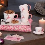 Gmundner Keramik Rosa Hirsch Teetasse Maxima (0,4l)