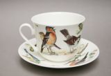 Roy Kirkham Jumbotasse + Untertasse GARDEN BIRDS