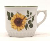 Jumbotasse Bauerntopf Sonnenblume mit Knospe 400ml
