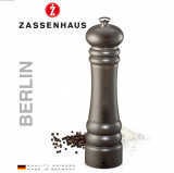 Zassenhaus Pfeffermhle / Salzmhle Berlin dunkel gebeizt 24cm - Keramikmahlwerk