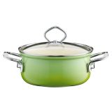 Riess Nouvelle Smaragd Kasserolle mit Glasdeckel - in 2 Gr��en