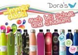 Doras Trinkflasche Glas 0,75l gro - versch. Farben