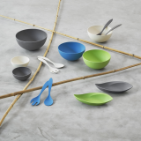 magu Natur-Design Knoblauchtopf mit Bambusholzdeckel Schiefer