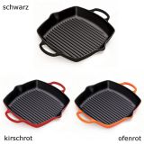 Le Creuset Grillpfanne Signature mit 2 Griffen 30cm - in 3 Farben