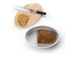 Continenta Brottopf oval mit Holzdeckel 36 x 23 cm