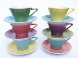Lilien-Porzellan Daisy Teetasse 18 mit Untertasse 6er Set