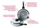 KELOmat Grillmeister Pfanne mit Edelstahldeckel INDUKTION - 2 Gr��en