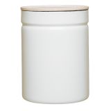 Riess Vorratsdose mit Eschenholzdeckel 2250ml Pure White