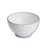 Gmundner Keramik Tupferl Blau M�slischale gro� (� 14cm)
