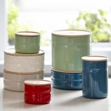 Riess Vorratsdose mit Eschenholzdeckel 615ml Pure White