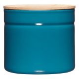Riess Vorratsdose mit Eschenholzdeckel 1390ml Silent Blue
