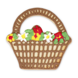 St�dter Ausstecher Blumenkorb
