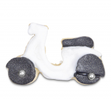 St�dter Pr�ge-Ausstecher Motorroller
