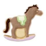 St�dter Pr�ge-Ausstecher Schaukelpferd