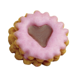 St�dter Linzer-Ausstecher mit Auswerfer Herz - zerlegbar