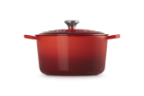 Le Creuset Br�ter rund hoch 26cm 6,3l - kirschrot