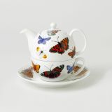 Roy Kirkham Tea for One Set BUTTERFLY GARDEN