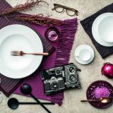 Gmundner Keramik Wei�geflammt Dinner for two Gourmet - Geschenkset