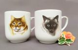 6 St�ck Kaffeebecher Trojka Katzen 300ml