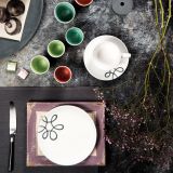 Gmundner Keramik Pur Geflammt grau Dessertteller Cup (� 20cm)