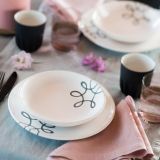 Gmundner Keramik Pur Geflammt grau Dinner f�r 2 Classic - Geschenkset