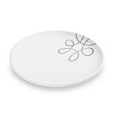 Gmundner Keramik Pur Geflammt grau Speiseteller Cup (� 25cm)